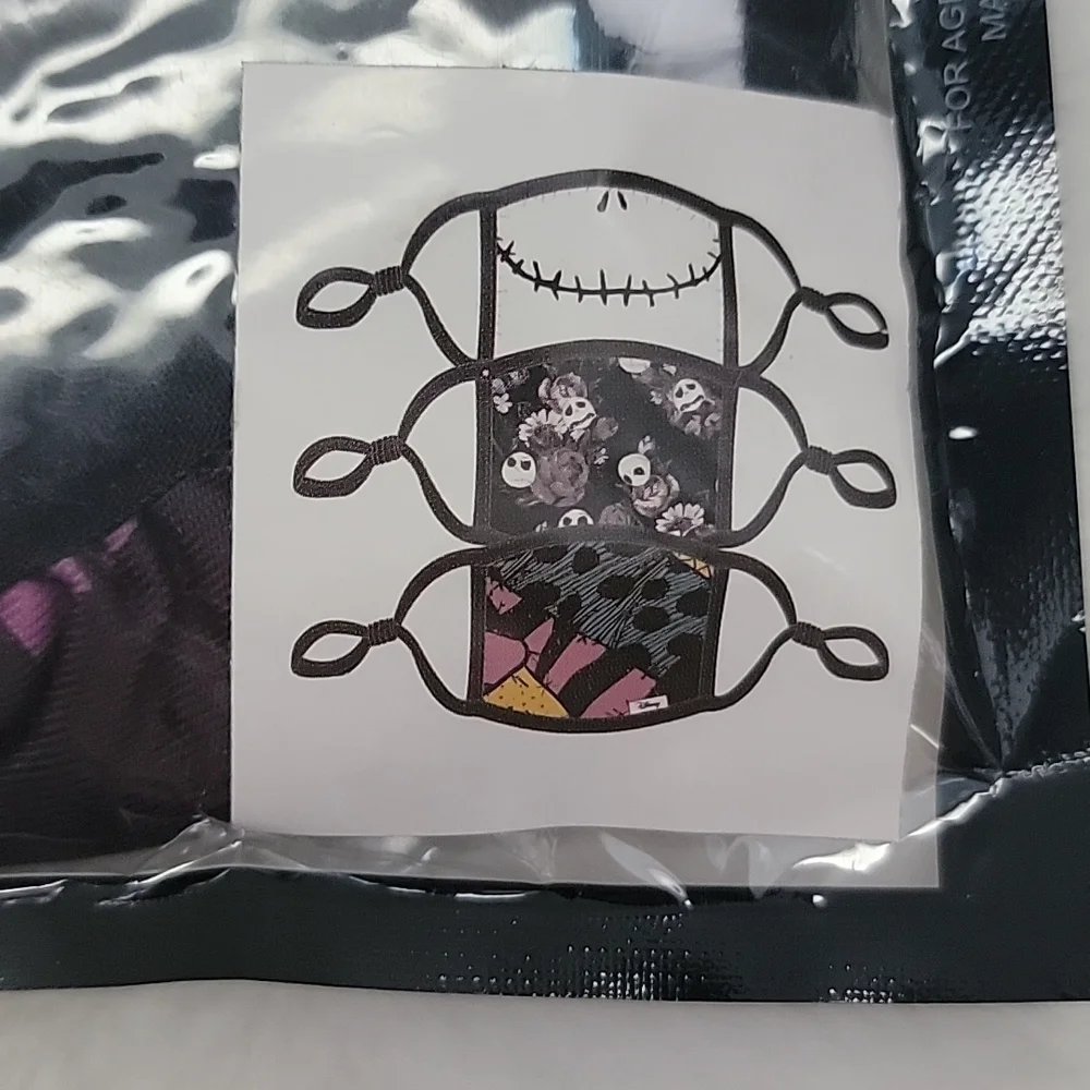 Disney The Nightmare Before Christmas Pack of Three Face Masks
